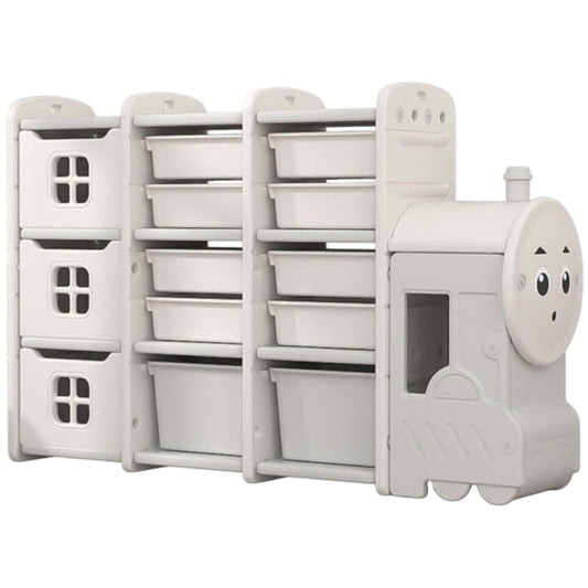 Little Angel Toys Organizers & Multi Storage Rack - White/Grey