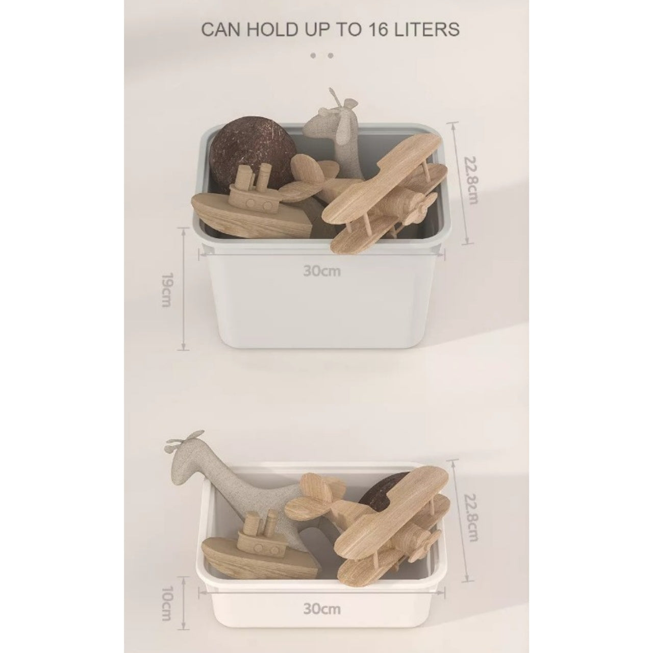 Little Angel Toys Organizers & Multi Storage Rack - White/Grey