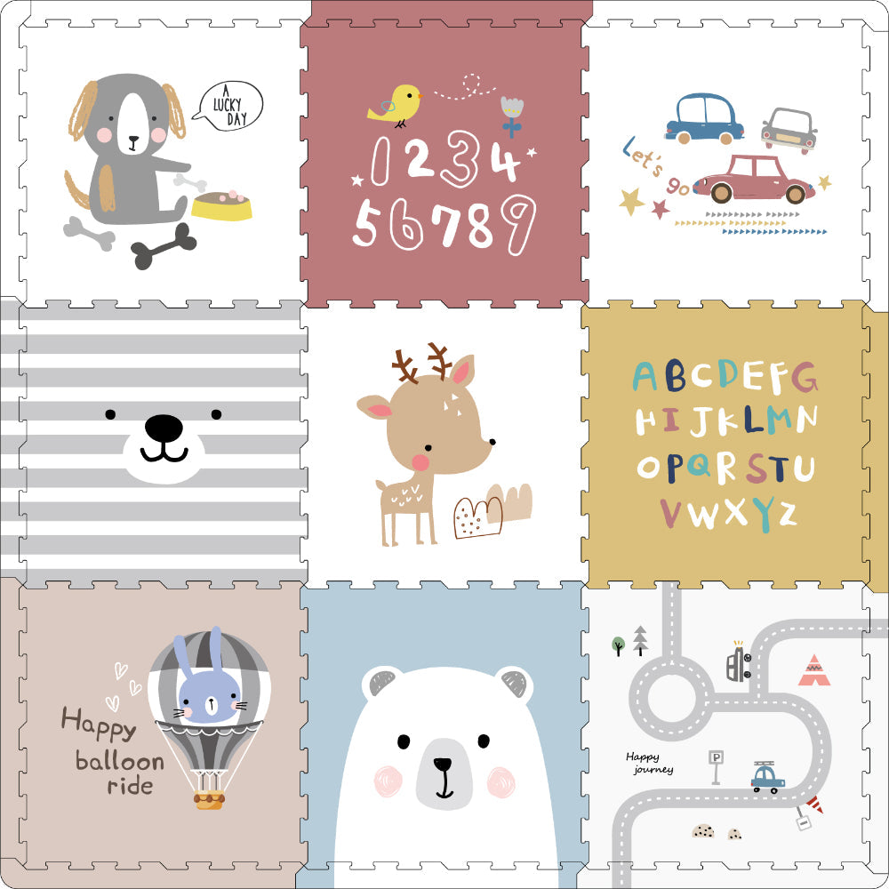 Little Angel - Baby Floor Play Mat For Crawling Puzzle Tiles