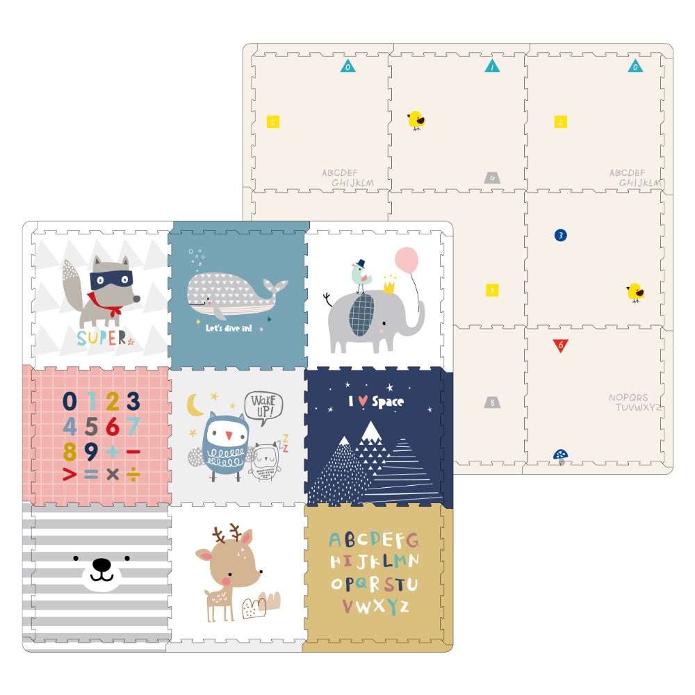 Little Angel - Baby Floor Play Mat For Crawling Puzzle Tiles