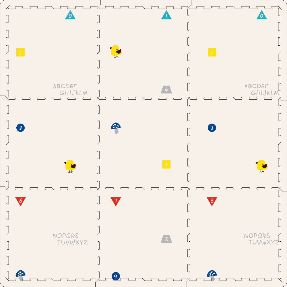 Little Angel - Baby Floor Play Mat For Crawling Puzzle Tiles