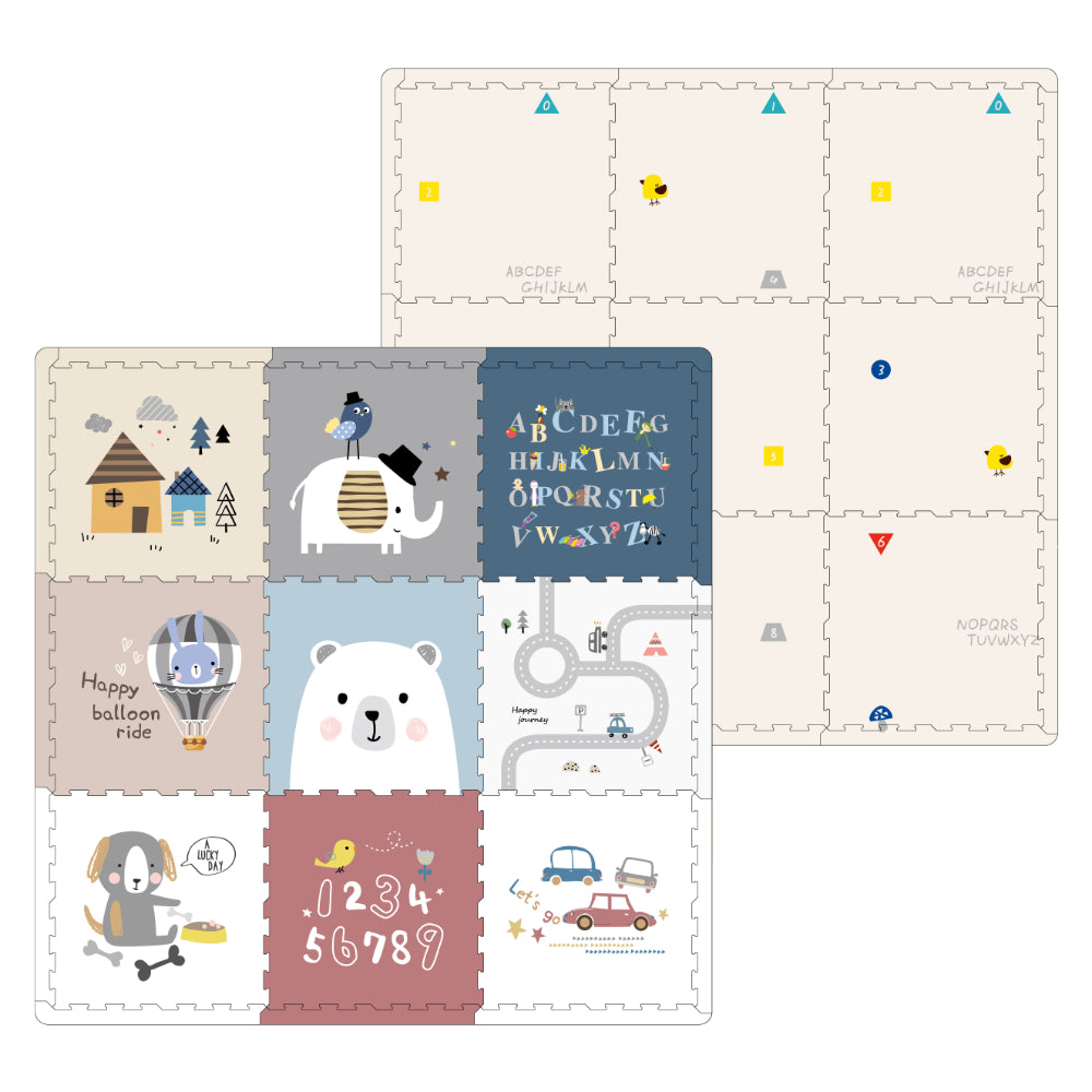 Little Angel - Baby Floor Play Mat For Crawling Puzzle Tiles
