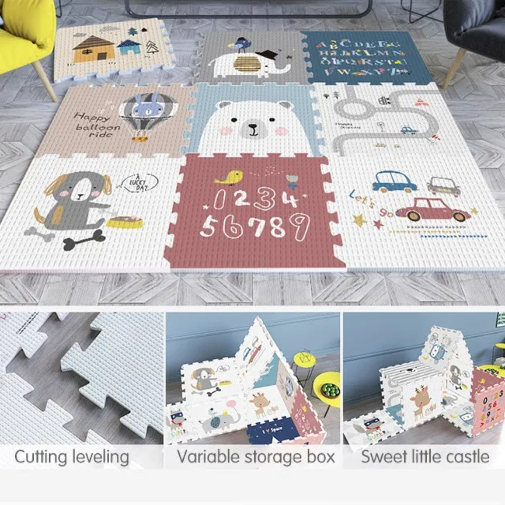 Little Angel - Baby Floor Play Mat For Crawling Puzzle Tiles