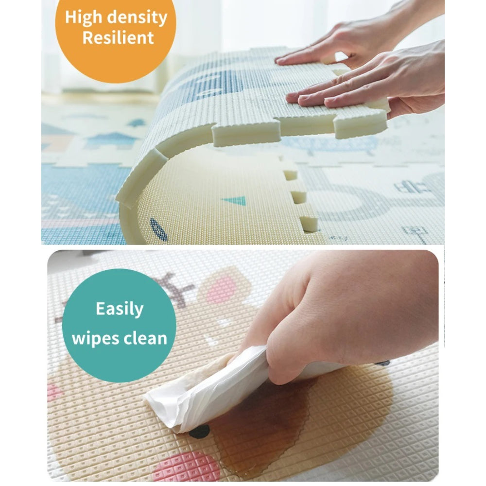 Little Angel - Baby Floor Play Mat For Crawling Puzzle Tiles
