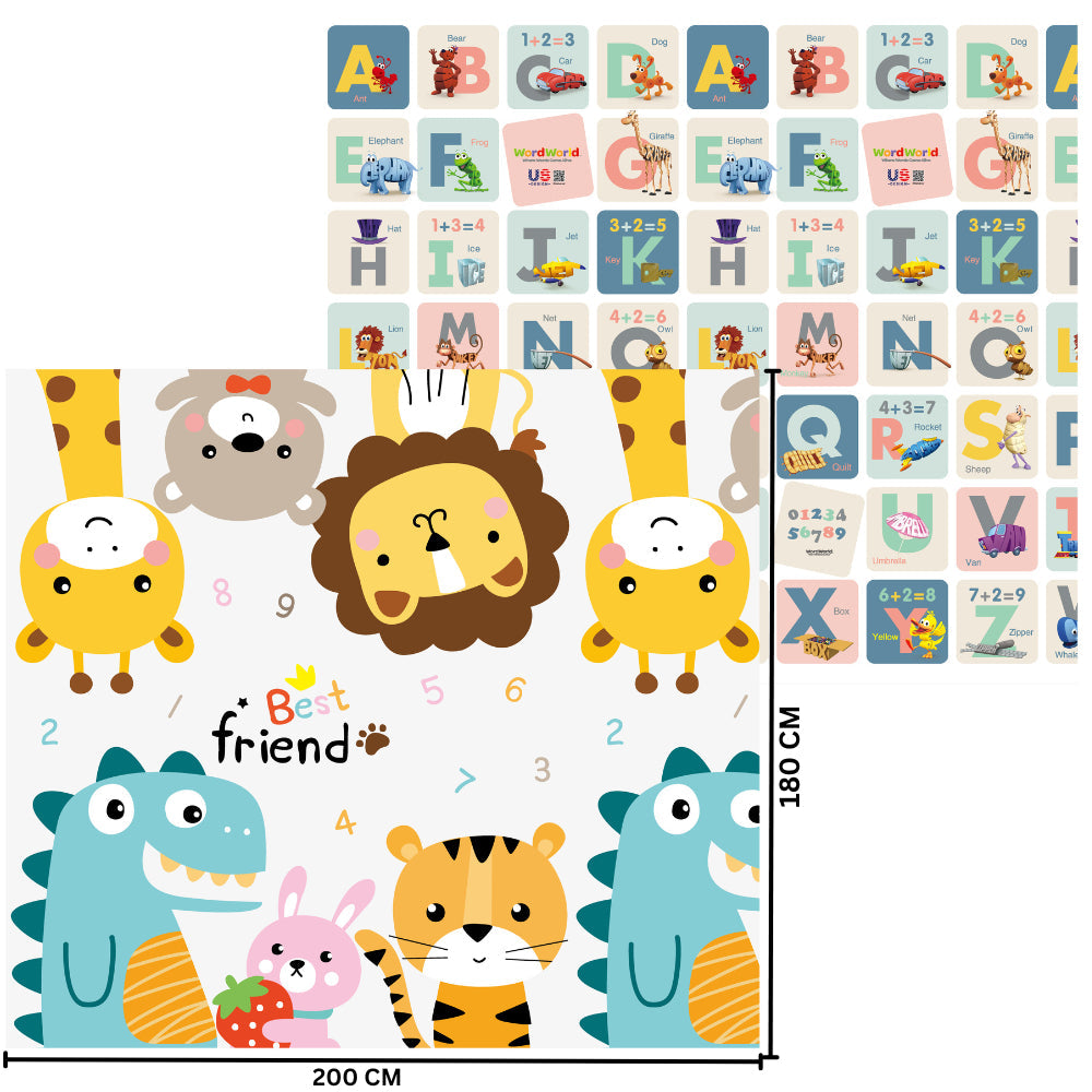 Little Angel – Baby Play Mat For Floor Soft Foam Crawling Mat