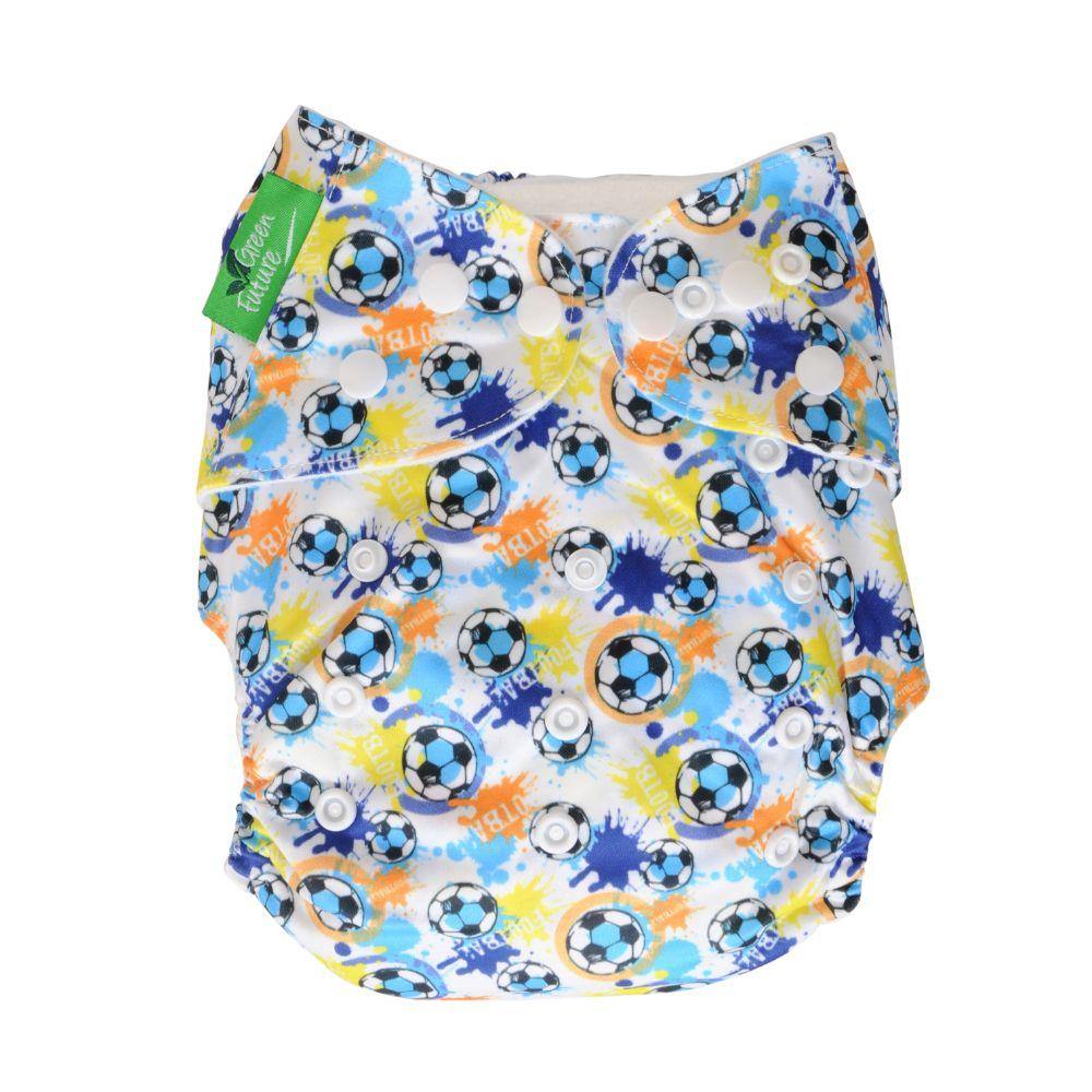 Green Future Baby Cloth Diaper all in one Reusable Soccer
