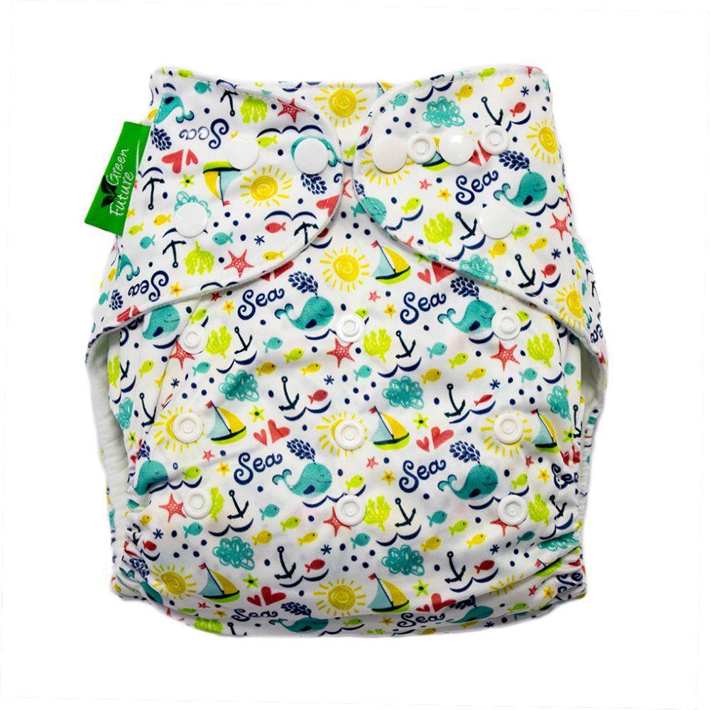 Green Future Baby Cloth Diaper all in one Reusable Sailing