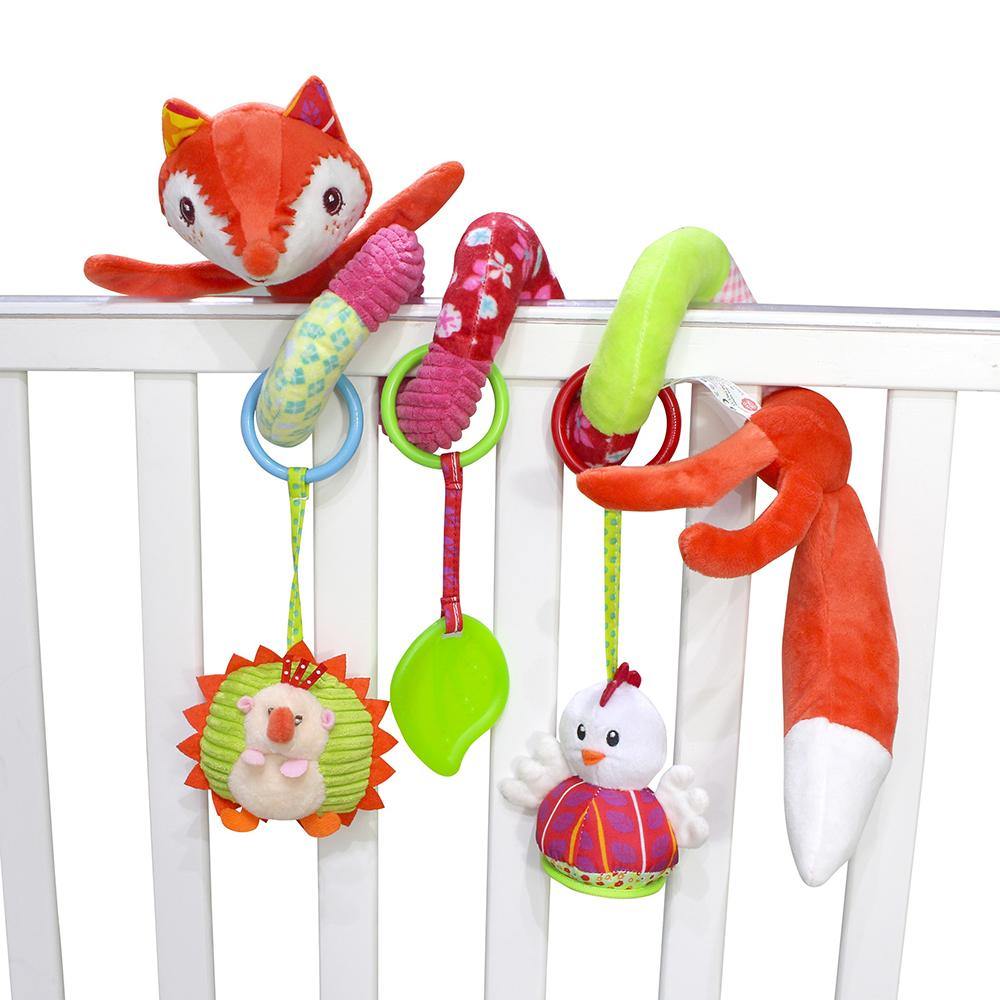 Little Angel Baby Rattle Toys Soft Plush Stuffed Hanging Toy