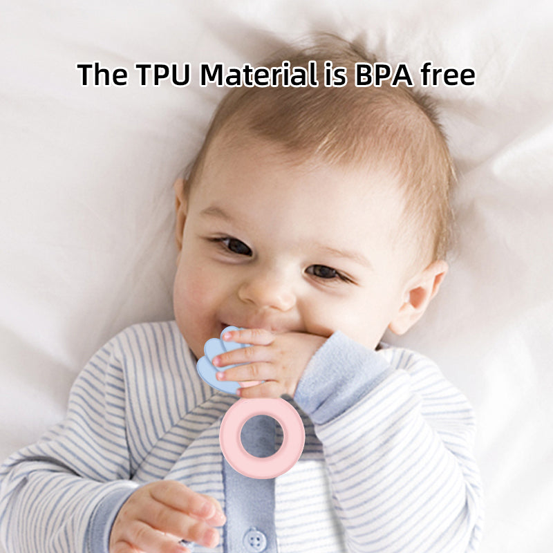 Huanger - Baby Rattles & Teether Sensory Toy Set - Multicolor