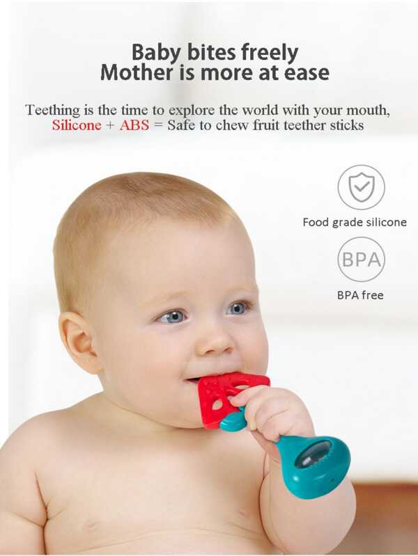 Huanger - Baby Fruit Teether With Rattle
