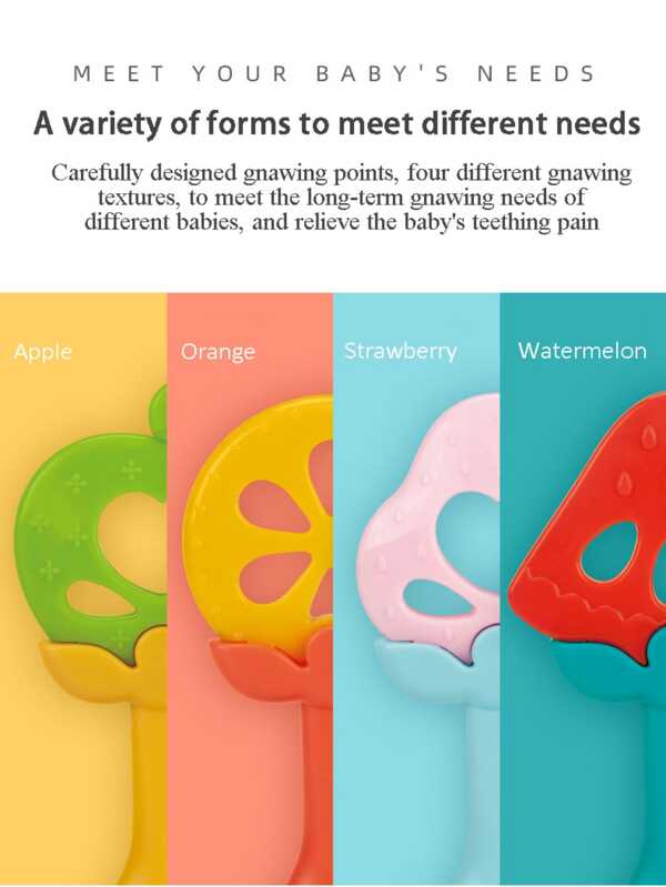 Baby Teether Flower for Babies – Soft Silicone Teething Toy with Rattle, Sensory Play & Teething Relief for 3+ Months