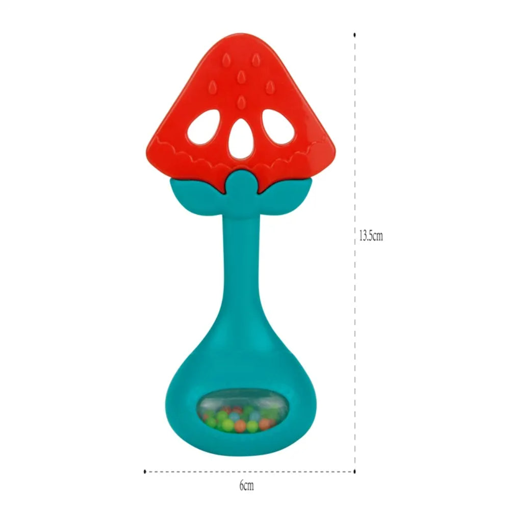 Huanger - Baby Fruit Teether w/ Rattle - Watermelon
