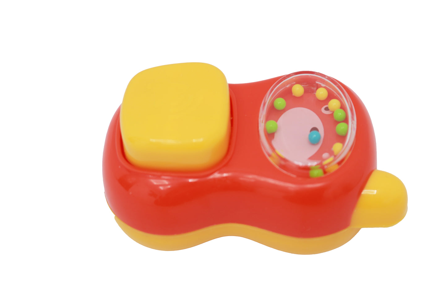 Huanger - Baby Mobile Phone Toy Rattle W/ Sounds -Orange/Pink