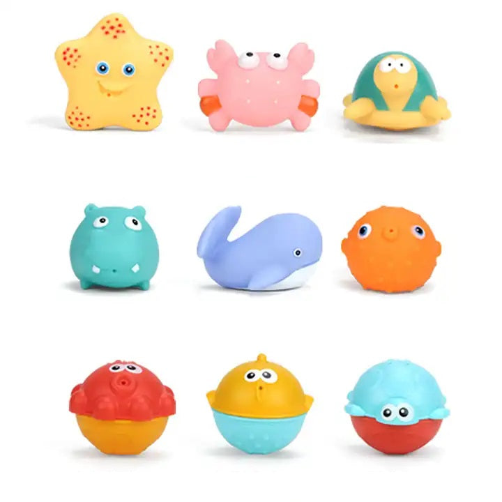 Huanger - Kids Water Bath & Shower Toyset - 17pcs