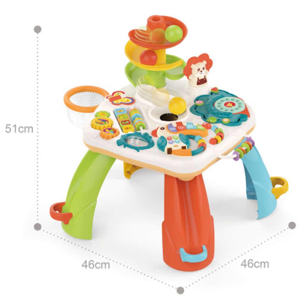 Huanger - Baby Activity Table Learning with Music - Multicolor