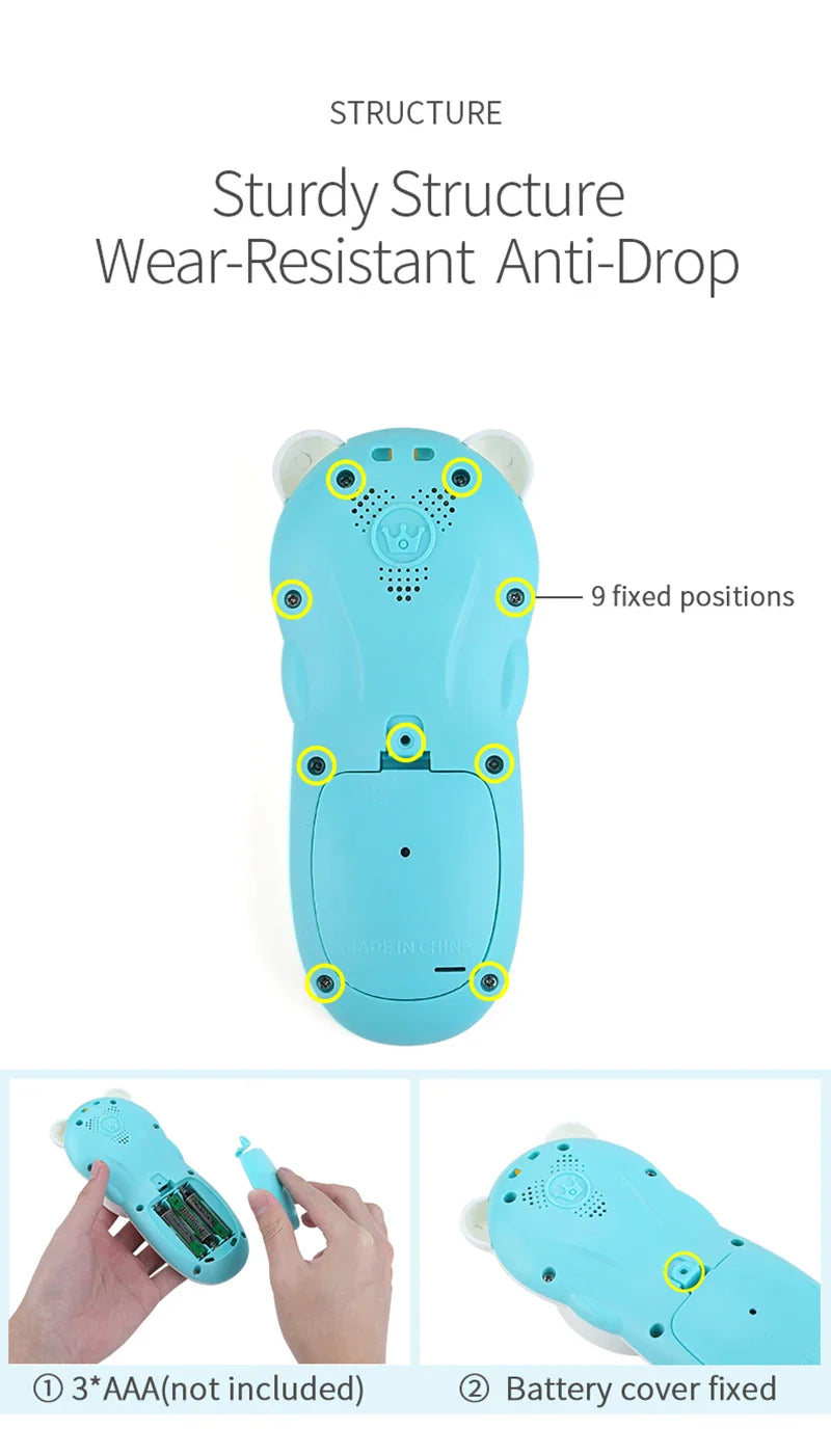 Huanger - Baby Musical Remote Control Toy W/ Lights & Sounds