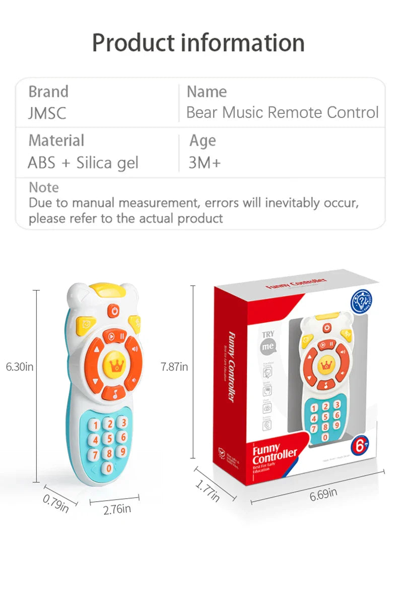 Huanger - Baby Musical Remote Control Toy W/ Lights & Sounds