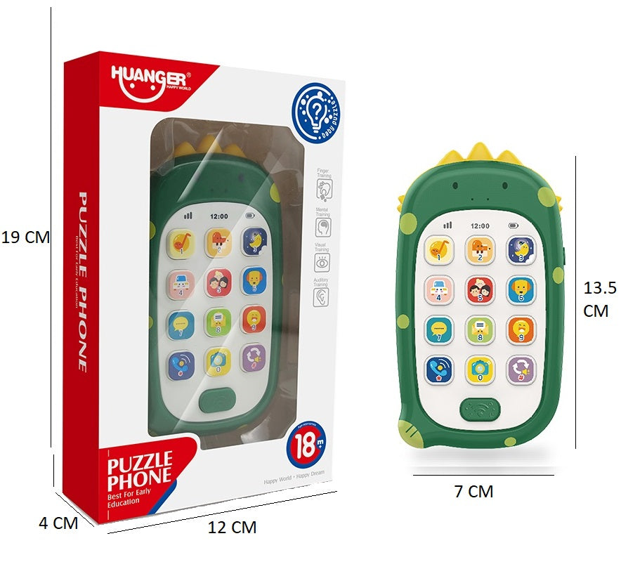 Huanger - Kid's Musical Fun Animal Mobile Phone - Multicolor