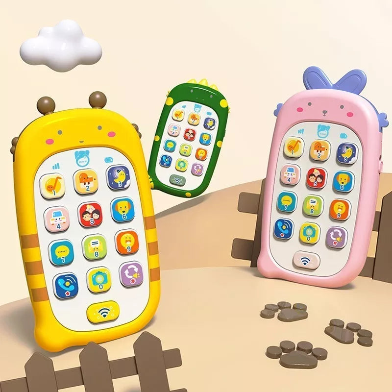 Huanger - Kid's Musical Fun Animal Mobile Phone - Multicolor