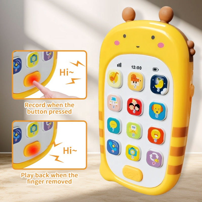 Huanger - Kid's Musical Fun Animal Mobile Phone - Multicolor