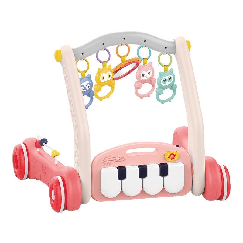 Huanger - Baby Play Gym Walker W/ Piano Activity Center - Multicolor