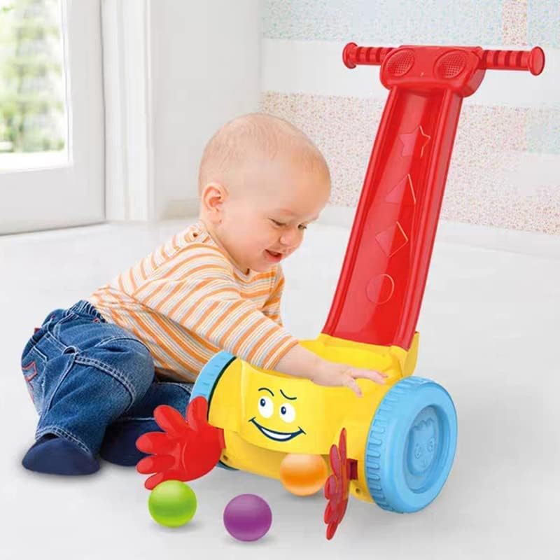 Huanger - 2-In-1 Kids Ball Popper & Scooper Walker With Music