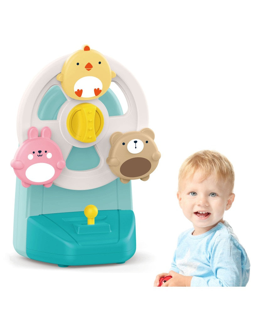 Little Angel - Baby Musical Ferris Wheel – Interactive Learning Toy - Blue/Pink