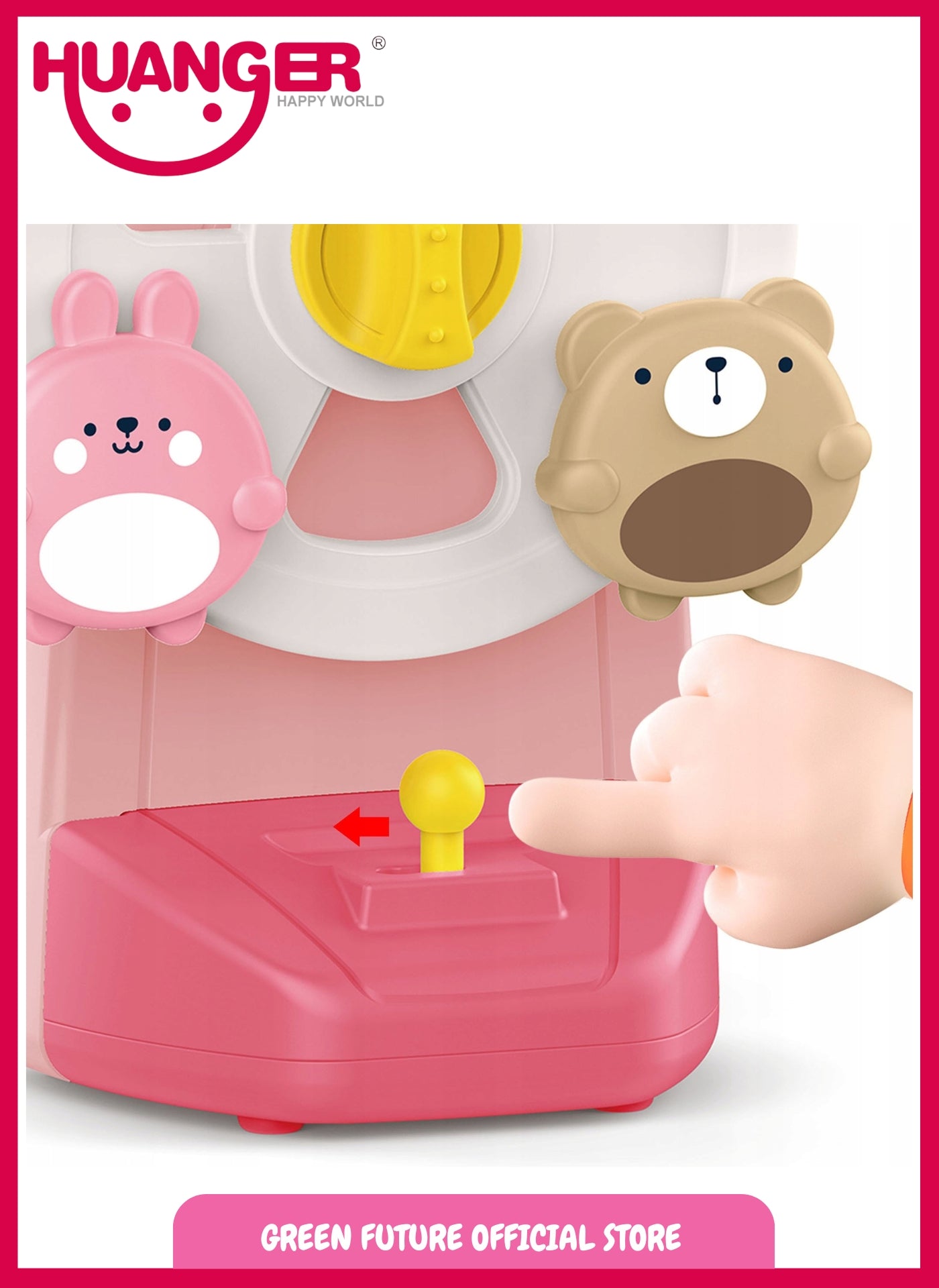Little Angel - Baby Musical Ferris Wheel – Interactive Learning Toy - Blue/Pink
