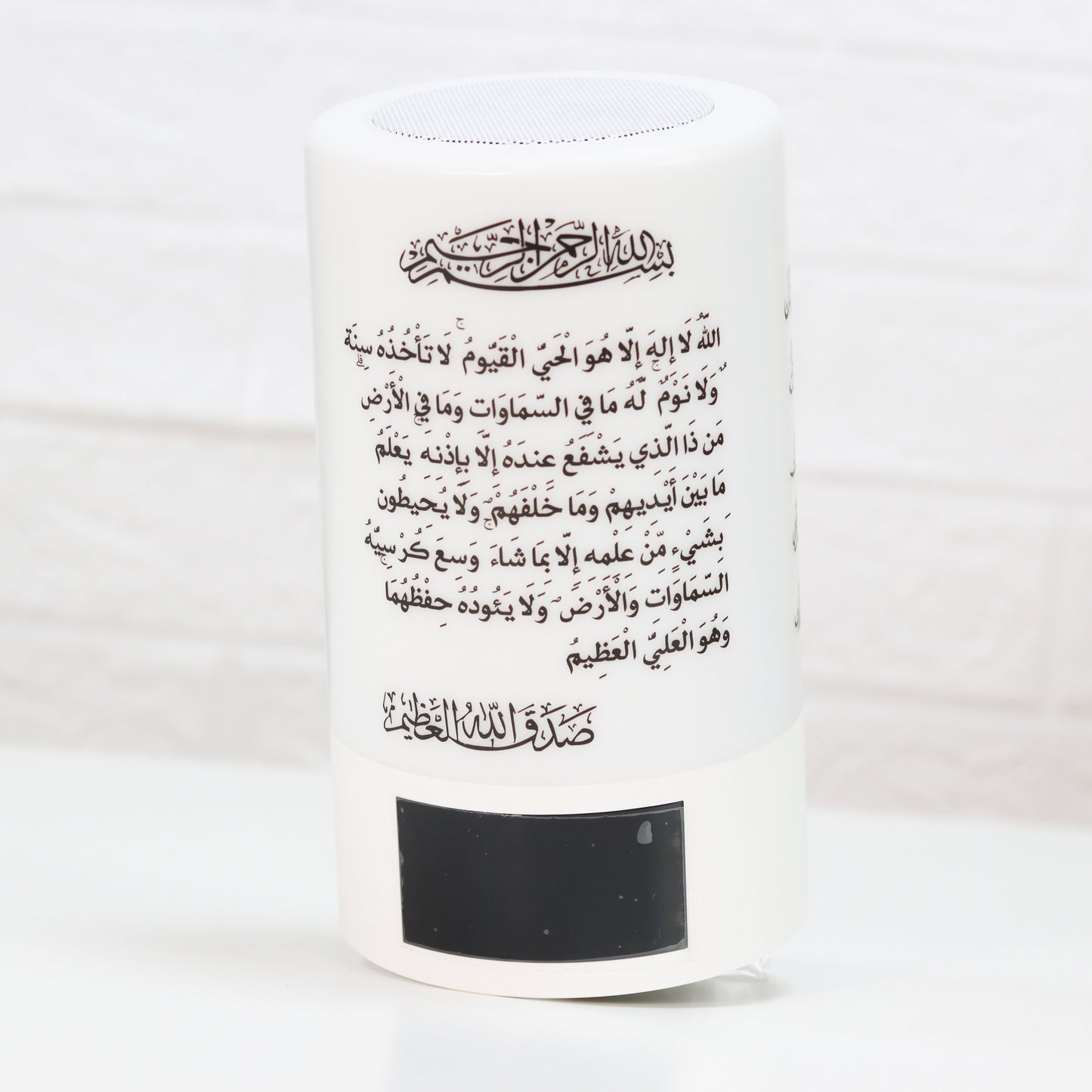 Portable Bluetooth Speaker with Built-in Light and Clock