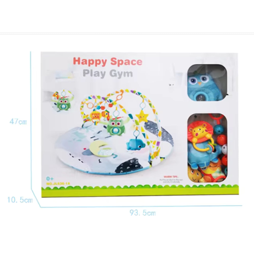 Little Angel – Baby Play Mat Activity Gym with Hanging Toys – Blue