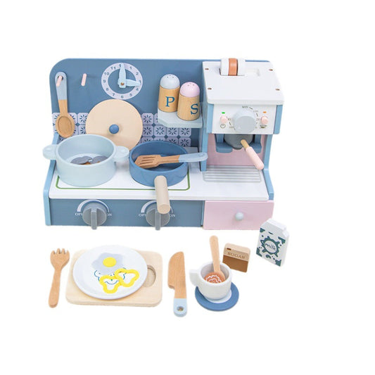 Little Angel - Kids Wooden Kitchen Stove – Pretend Cooking Playset