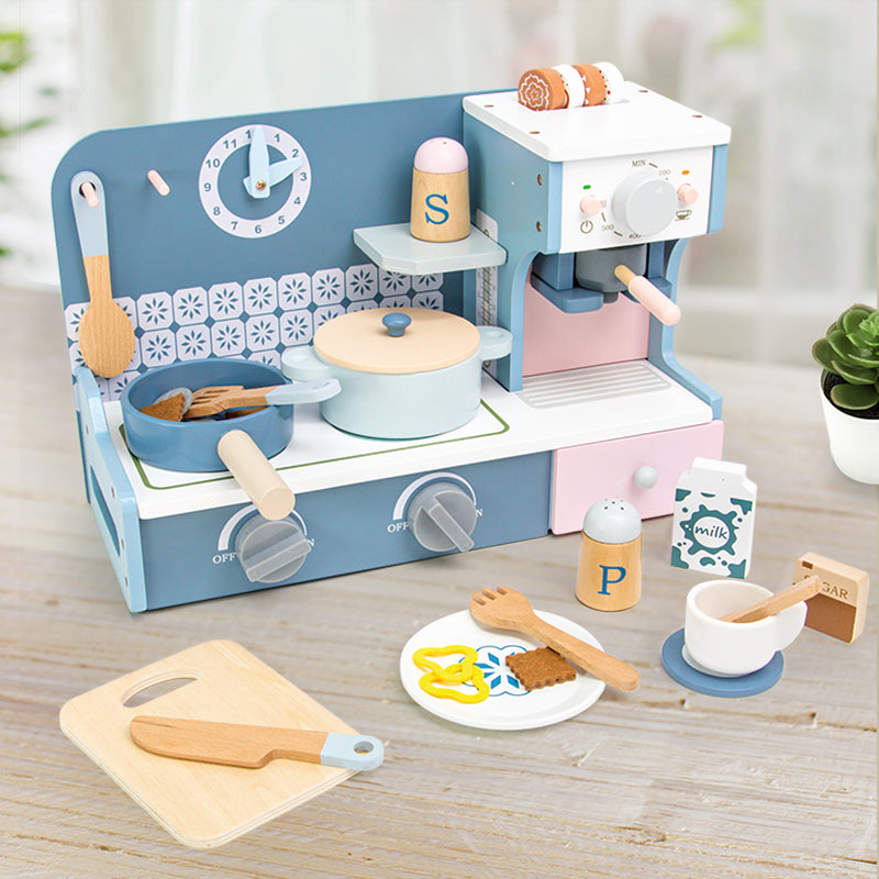 Little Angel - Kids Wooden Kitchen Stove – Pretend Cooking Playset