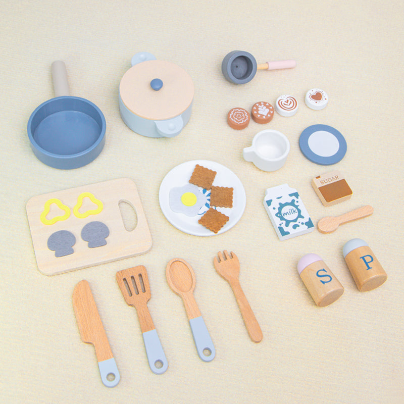 Little Angel - Kids Wooden Kitchen Stove – Pretend Cooking Playset