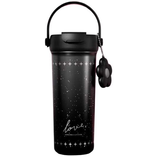 Little Angel - Kids Water Bottle 550Ml Thermos Straw Cup, 316 Stainless Steel
