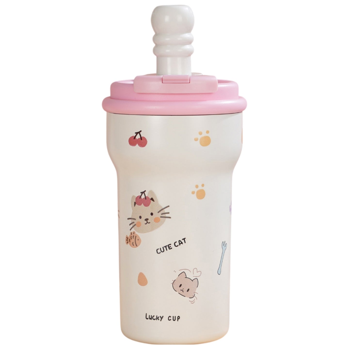 Little Angel - Kids Water Bottle 316 Stainless Steel Straw Cup 600Ml