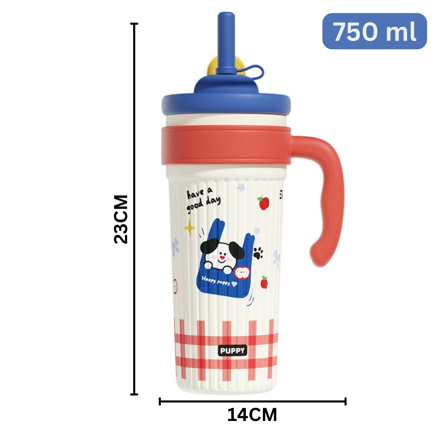 Little Angel - Kids Water Bottle 750Ml | 316 Stainless Steel Straw Cup