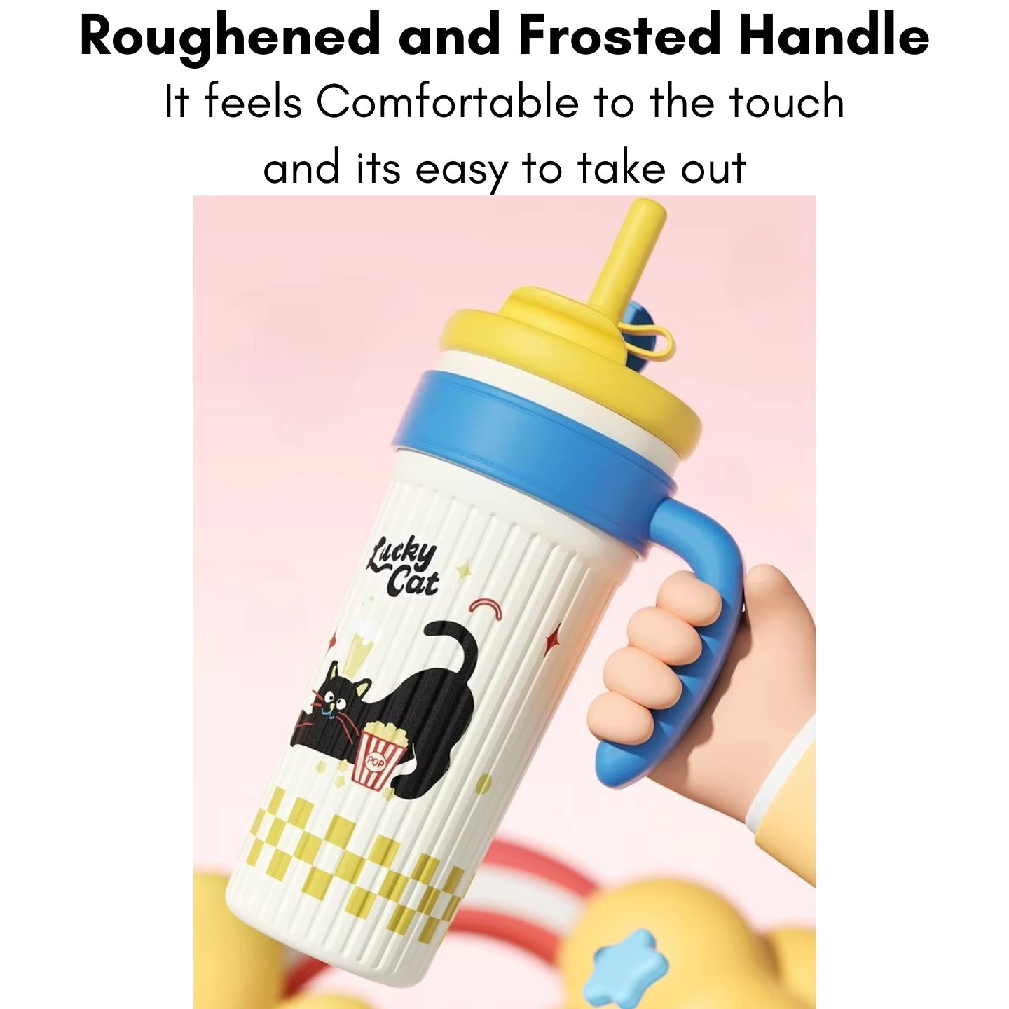Little Angel - Kids Water Bottle 750Ml | 316 Stainless Steel Straw Cup