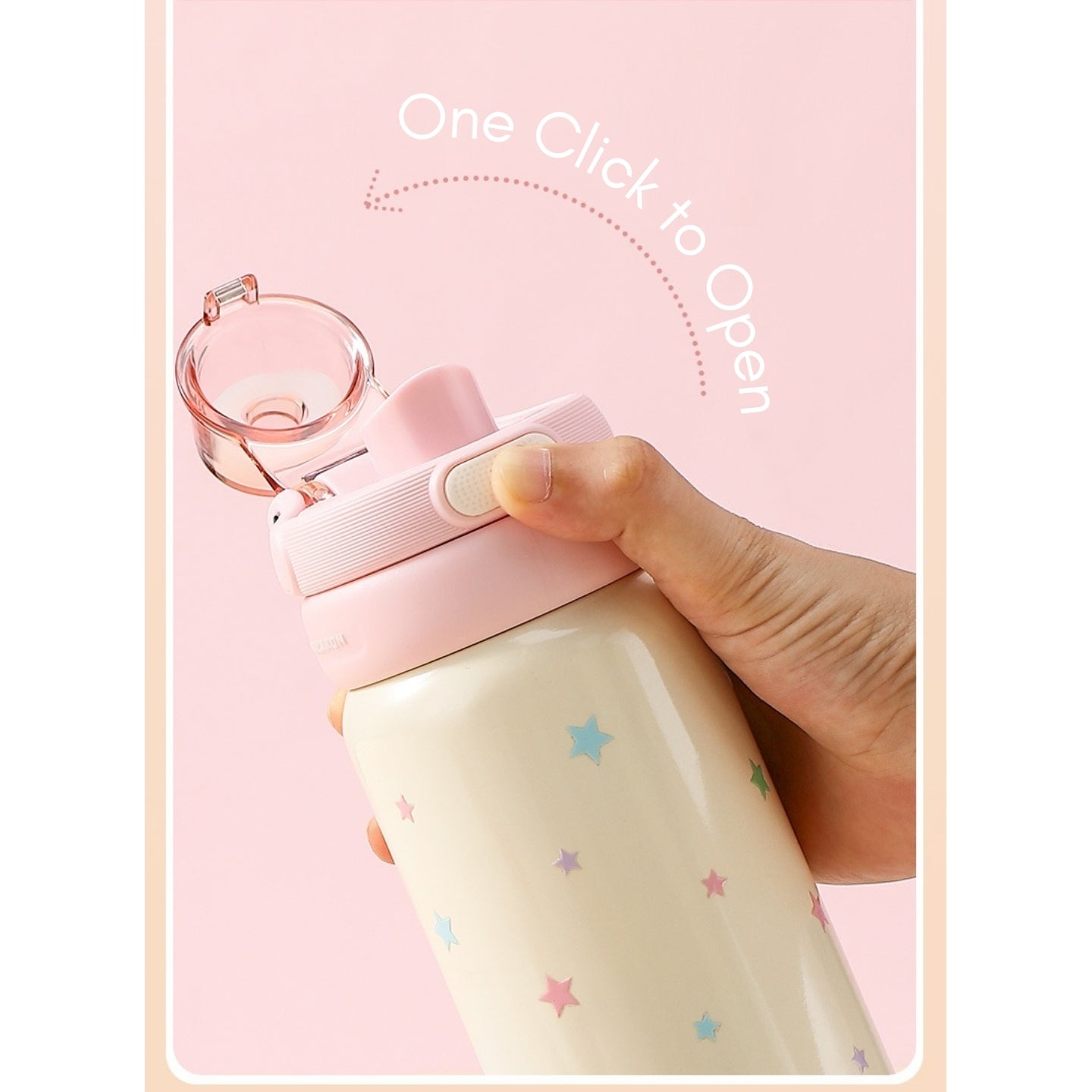 Little Angel - Kids Water Bottle 560Ml 316 Stainless Steel Straw Cup