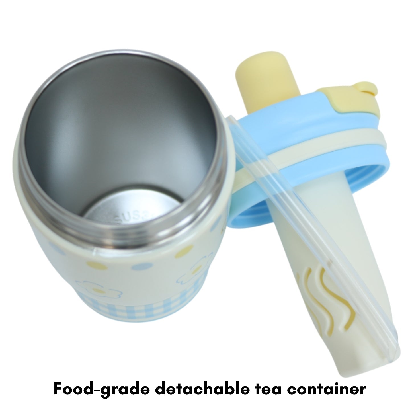 Little Angel - Kids Water Bottle 460Ml, 316 Stainless Steel Straw Cup