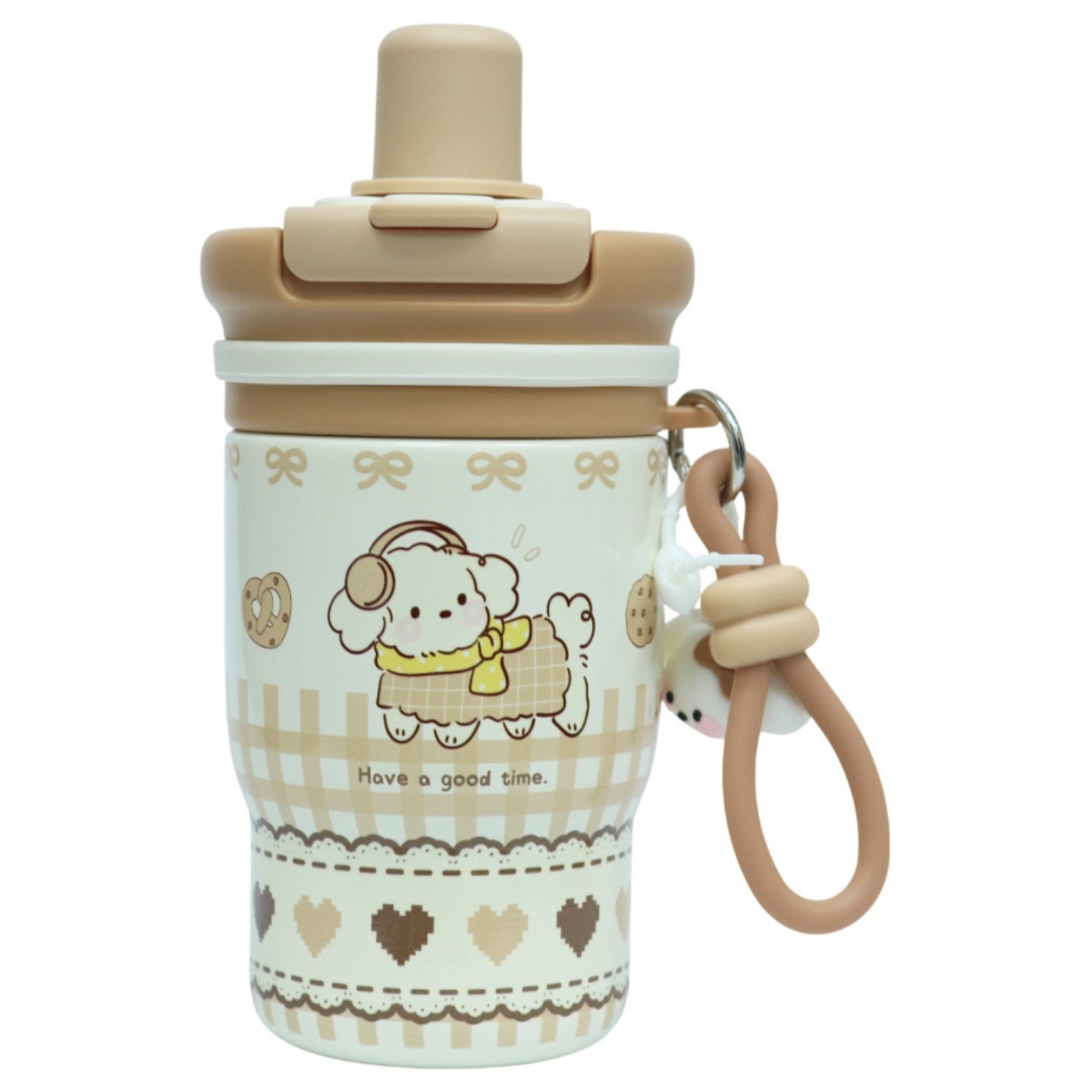 Little Angel - Kids Water Bottle 460Ml, 316 Stainless Steel Straw Cup