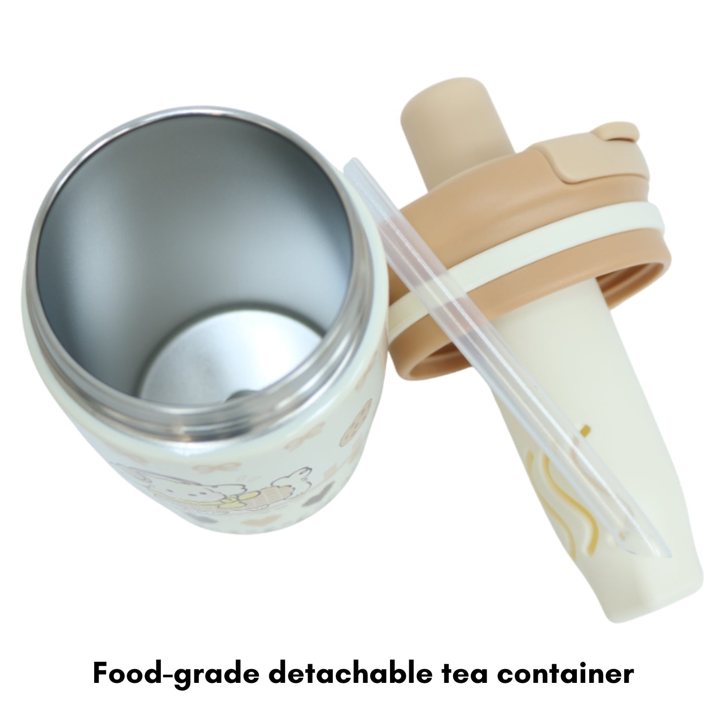 Little Angel - Kids Water Bottle 460Ml, 316 Stainless Steel Straw Cup