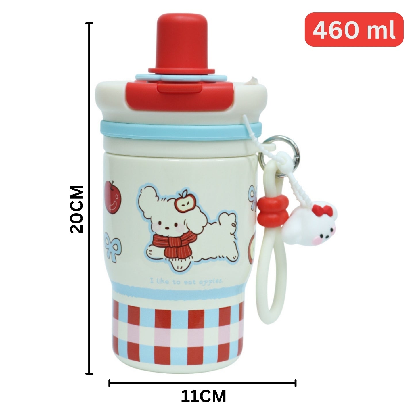 Little Angel - Kids Water Bottle 460Ml, 316 Stainless Steel Straw Cup