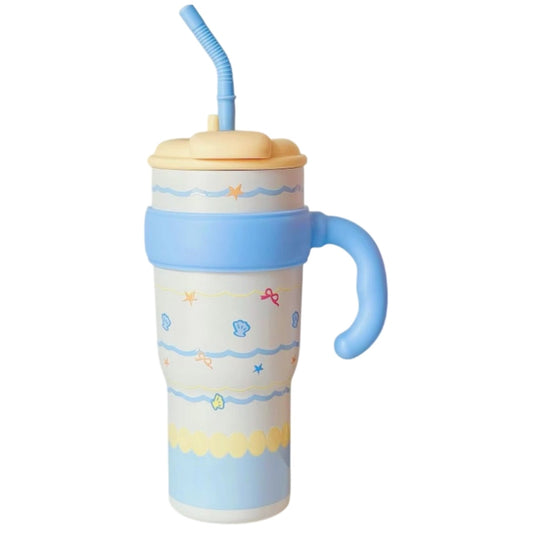 Little Angel - Kids Water Bottle 1100Ml 316 Stainless Steel Straw Cup