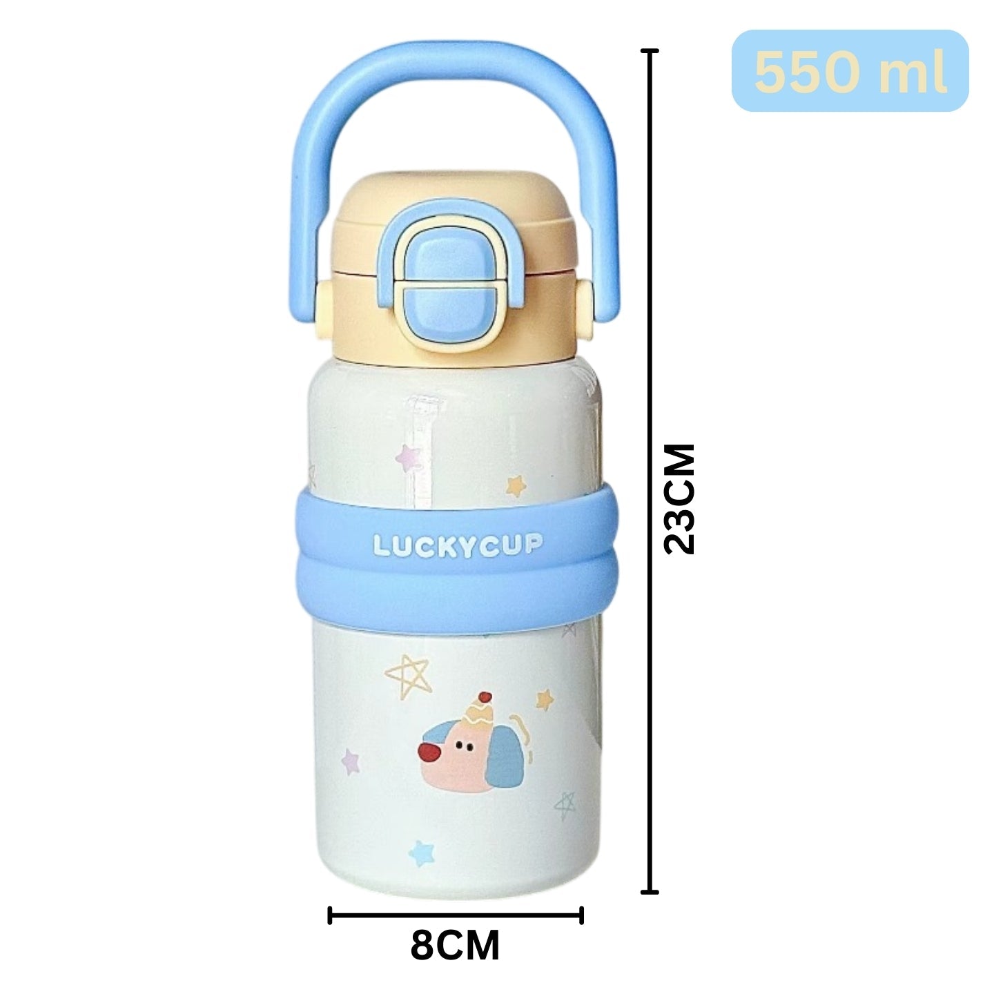 Little Angel -  Kids Water Bottle 550 Ml 316 Stainless Steel Straw Cup