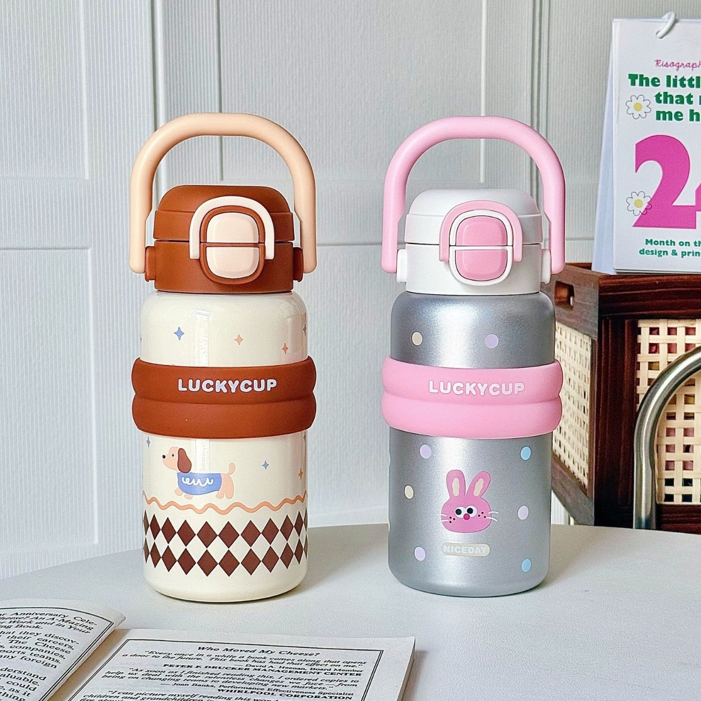 Little Angel -  Kids Water Bottle 550 Ml 316 Stainless Steel Straw Cup