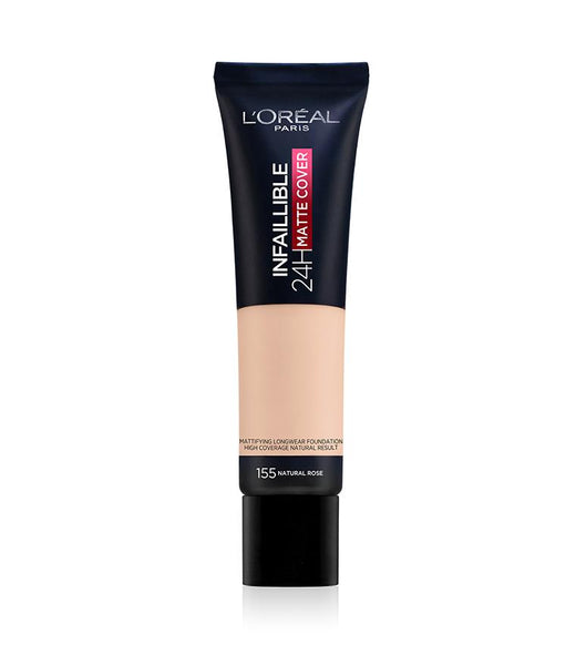 Loreal Paris Infallible Matte Cover, 155 Natural Rose 30ML