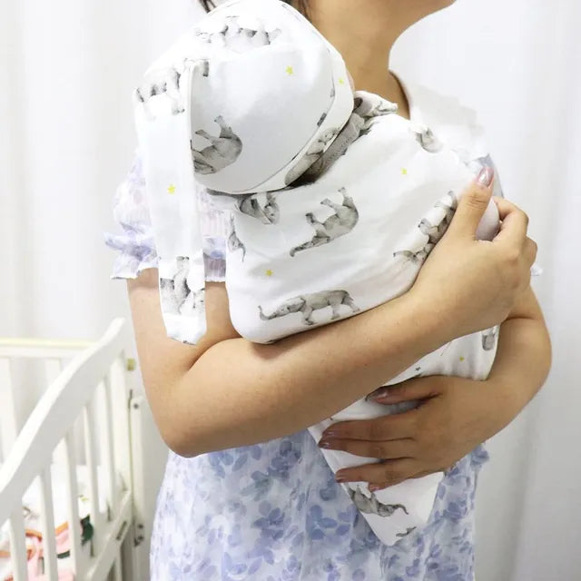 Miracle Baby – Baby Swaddle Wrap for Newborn 100% Cotton Sleep Sack