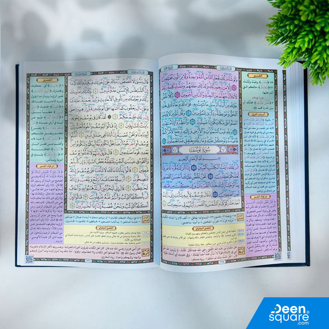 مصحف التفصيل الموضوعي مع التجويد للقارئ المتقن | Mushaf Al-Tafseel Al-Mawdu‘i with Tajweed with QR Audio Recitation
