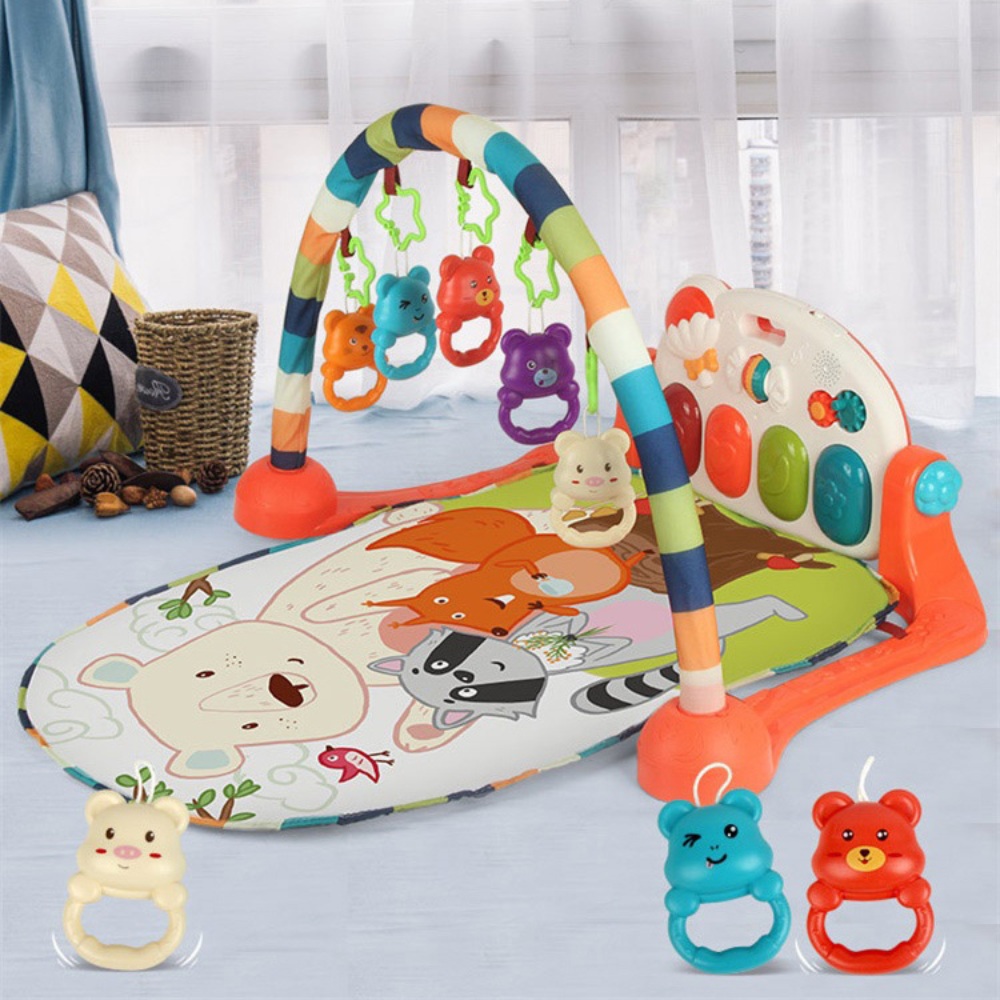 Little Angel – Baby Play Gym Activity Mat with Musical Floor Toys