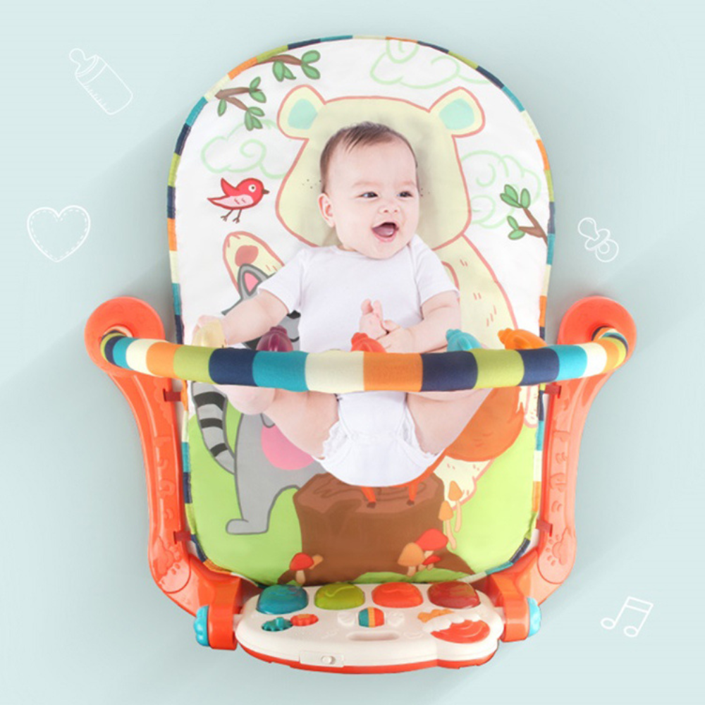 Little Angel – Baby Play Gym Activity Mat with Musical Floor Toys